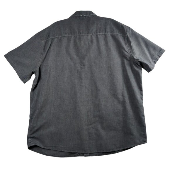 Mountain HardWear Button Up Pocket Shirt Short Sleeve Mens XL Gray Cotton Blend - Picture 2 of 12